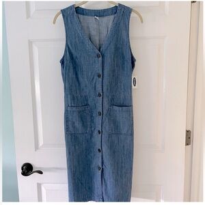 NWT Old Navy Chambray Dress